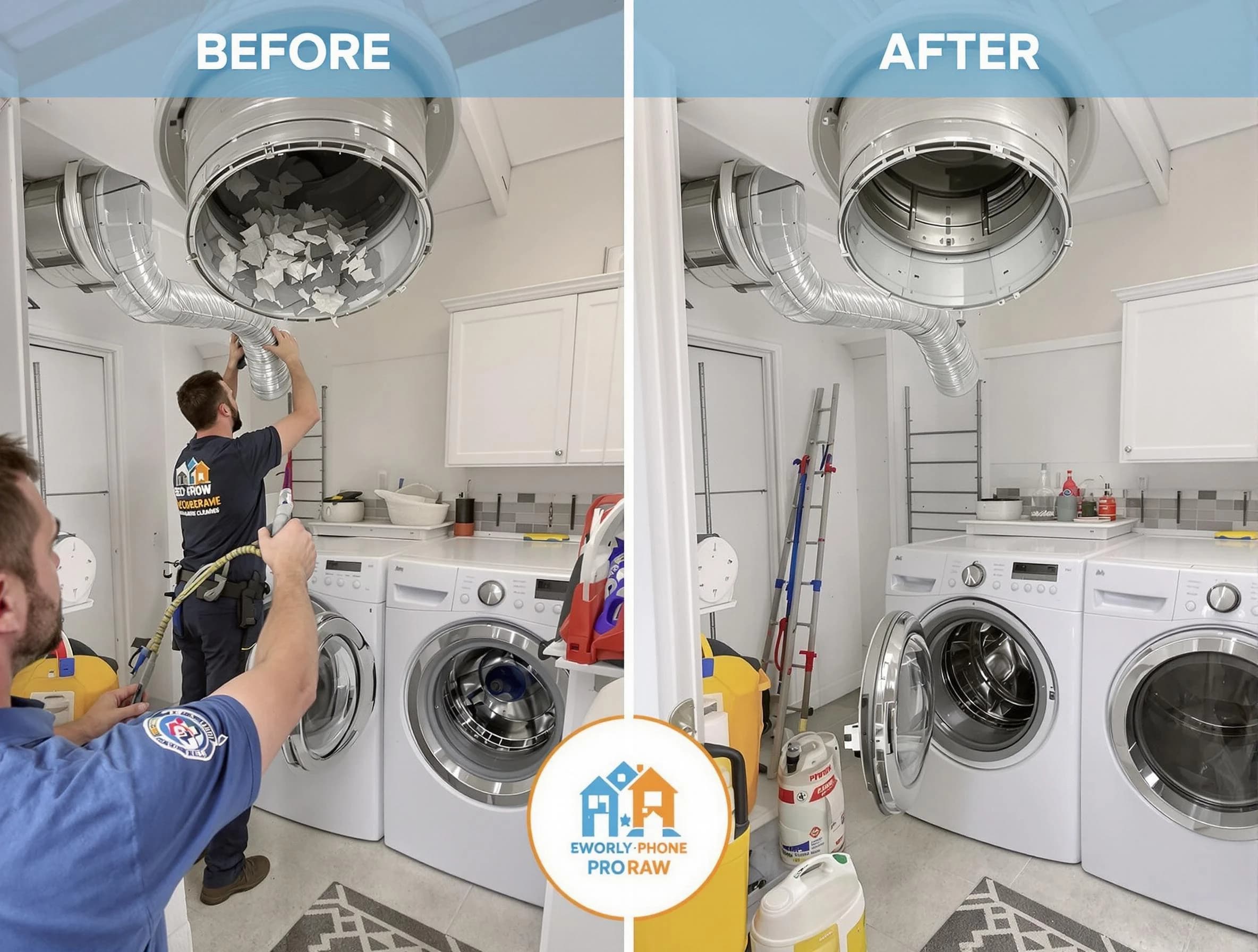 Residential dryer vent cleaning by Kaysville Dryer Vent Cleaning in Kaysville