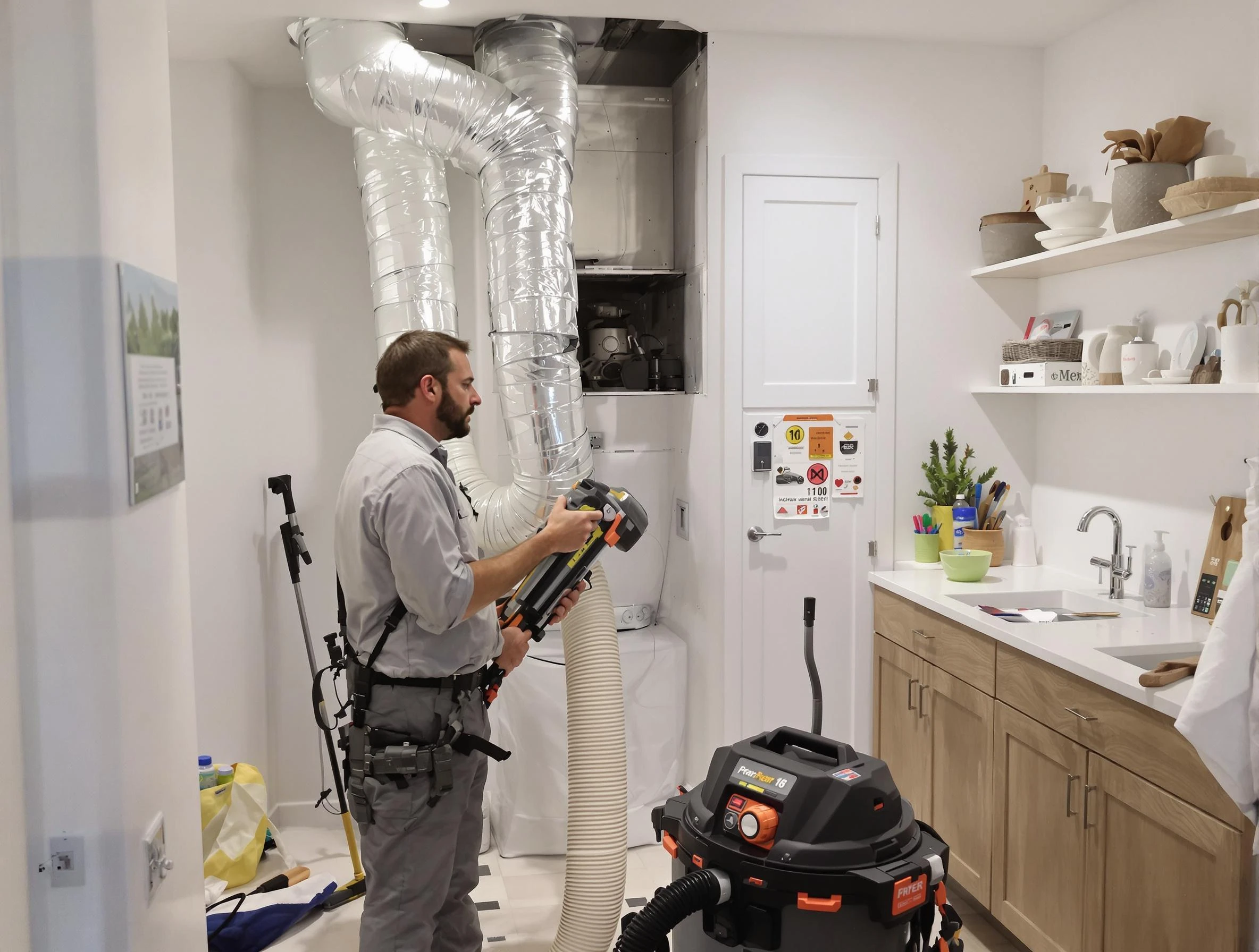 Clogged Dryer Vent Cleaning in Kaysville